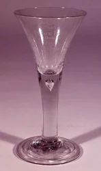 Amen-Glas, Englisch, um 1720